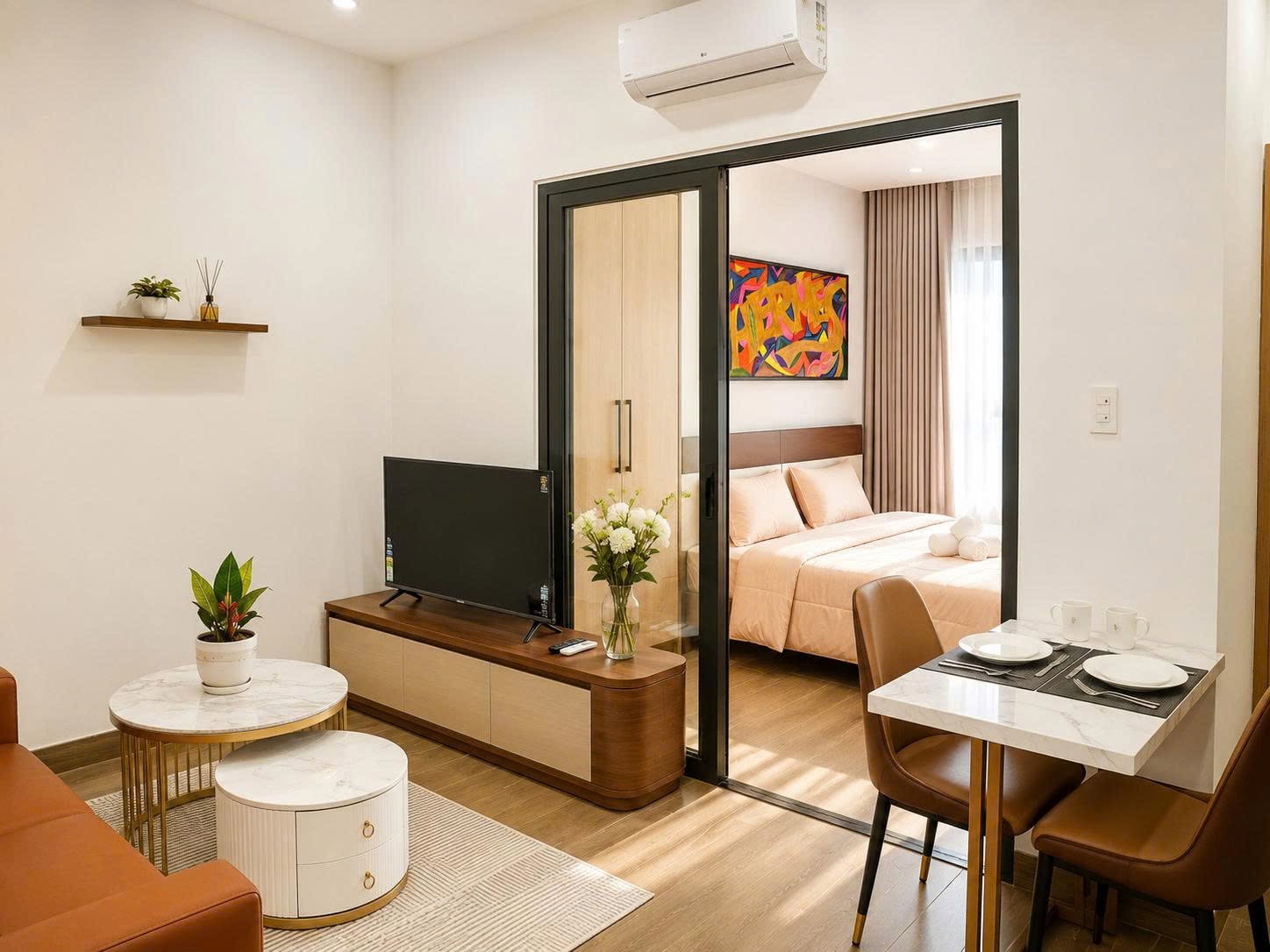 Modern 1-Bedroom Apartment – From 12,000,000 VND/month