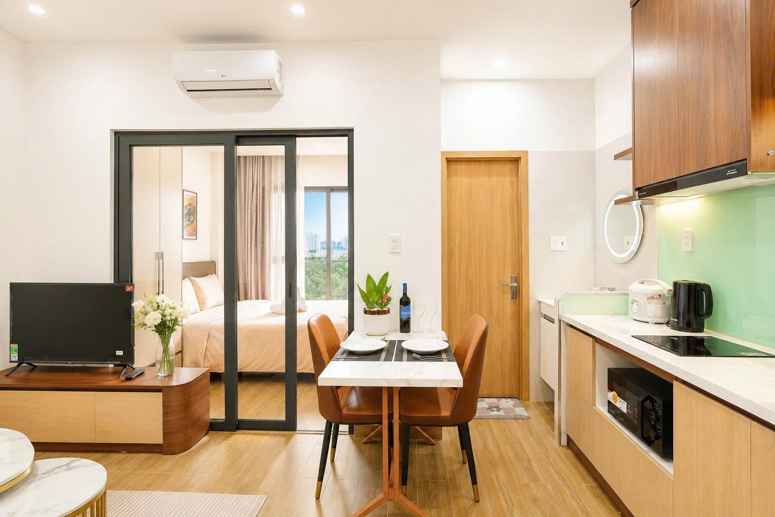 Modern 1-Bedroom Apartment – From 12,000,000 VND/month