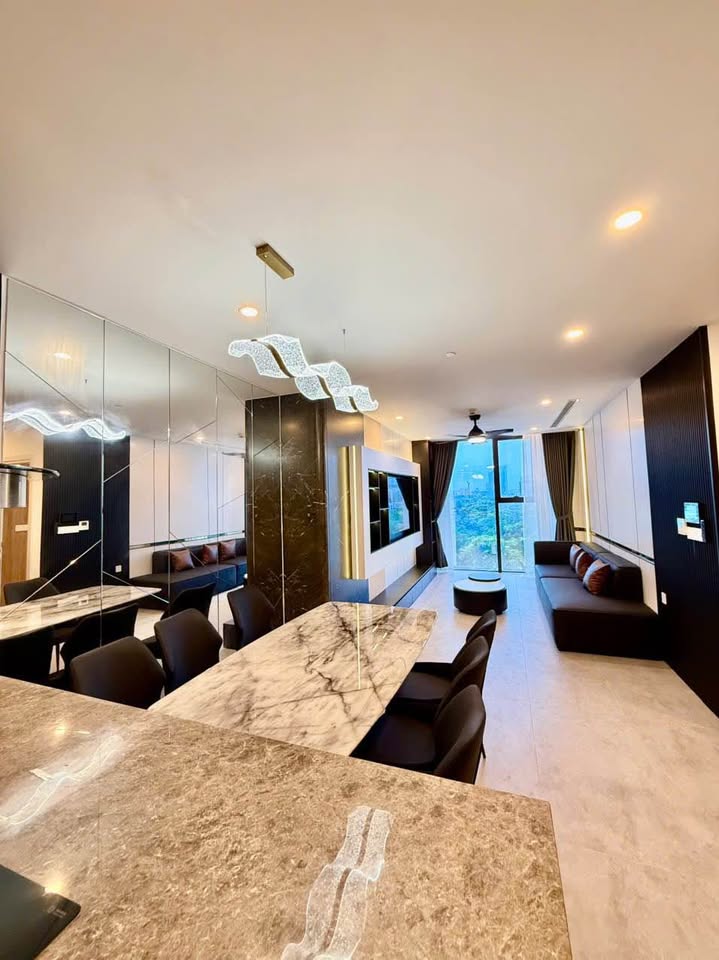 Modern 2-bedroom riverside apartment with river view and pool