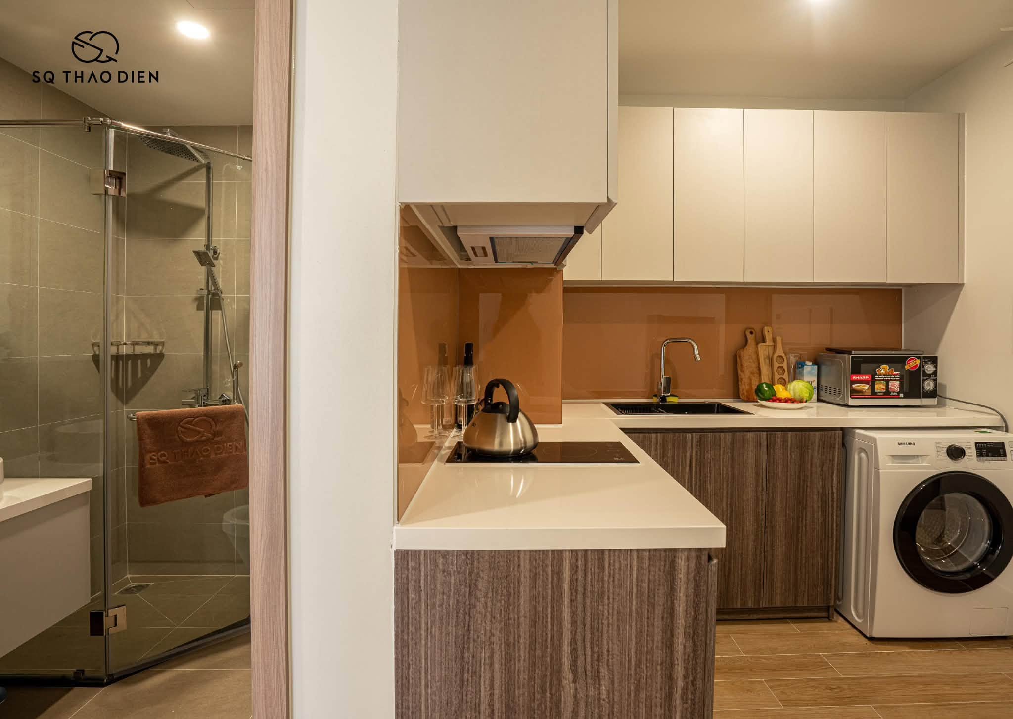 Elegant fully furnished 3-bedroom family apartment in Thao Dien