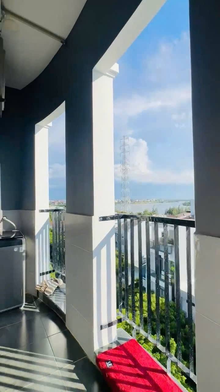 Fully furnished 1-bedroom apartment with river view in Nam Viet A