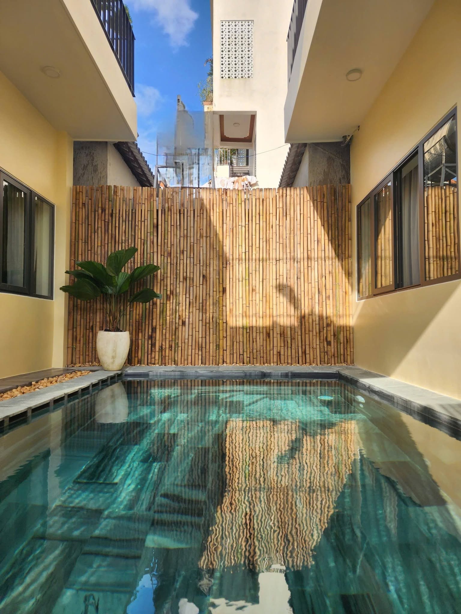 Fully furnished apartment with pool in Cam Thanh rice fields
