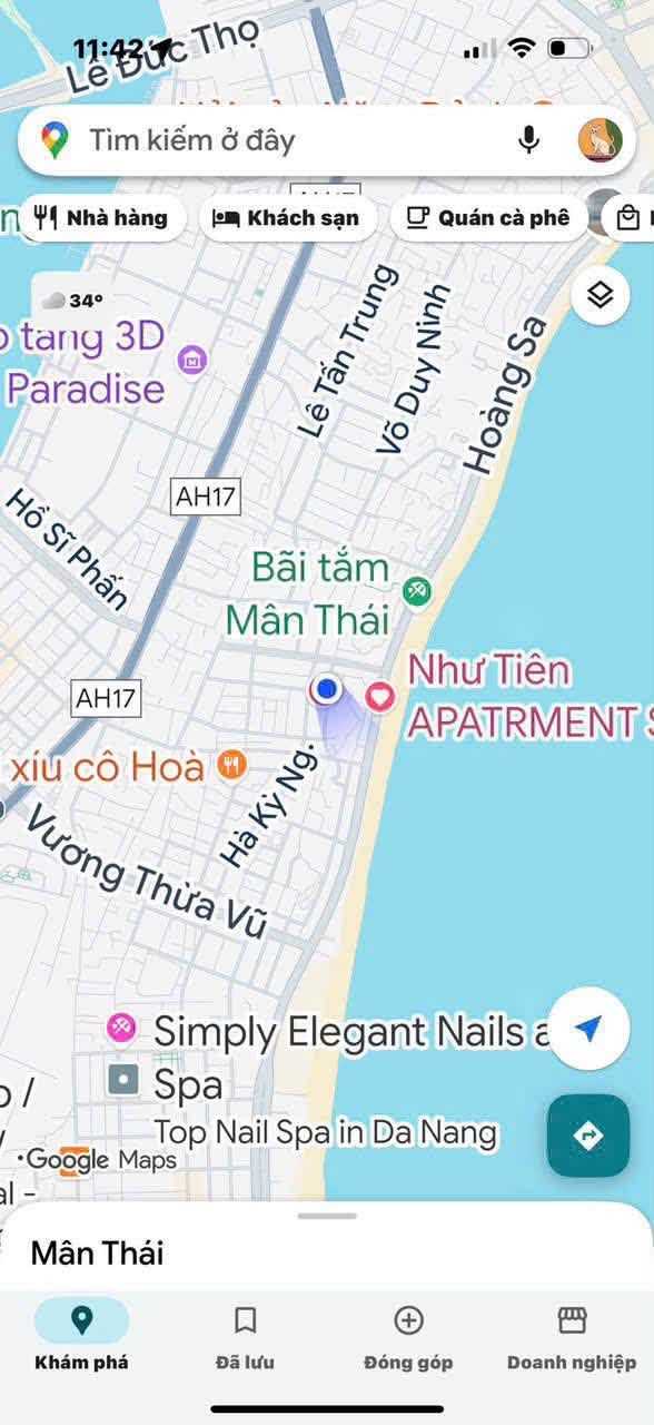 Brand new 2-bedroom penthouse with sea-view balcony in Son Tra