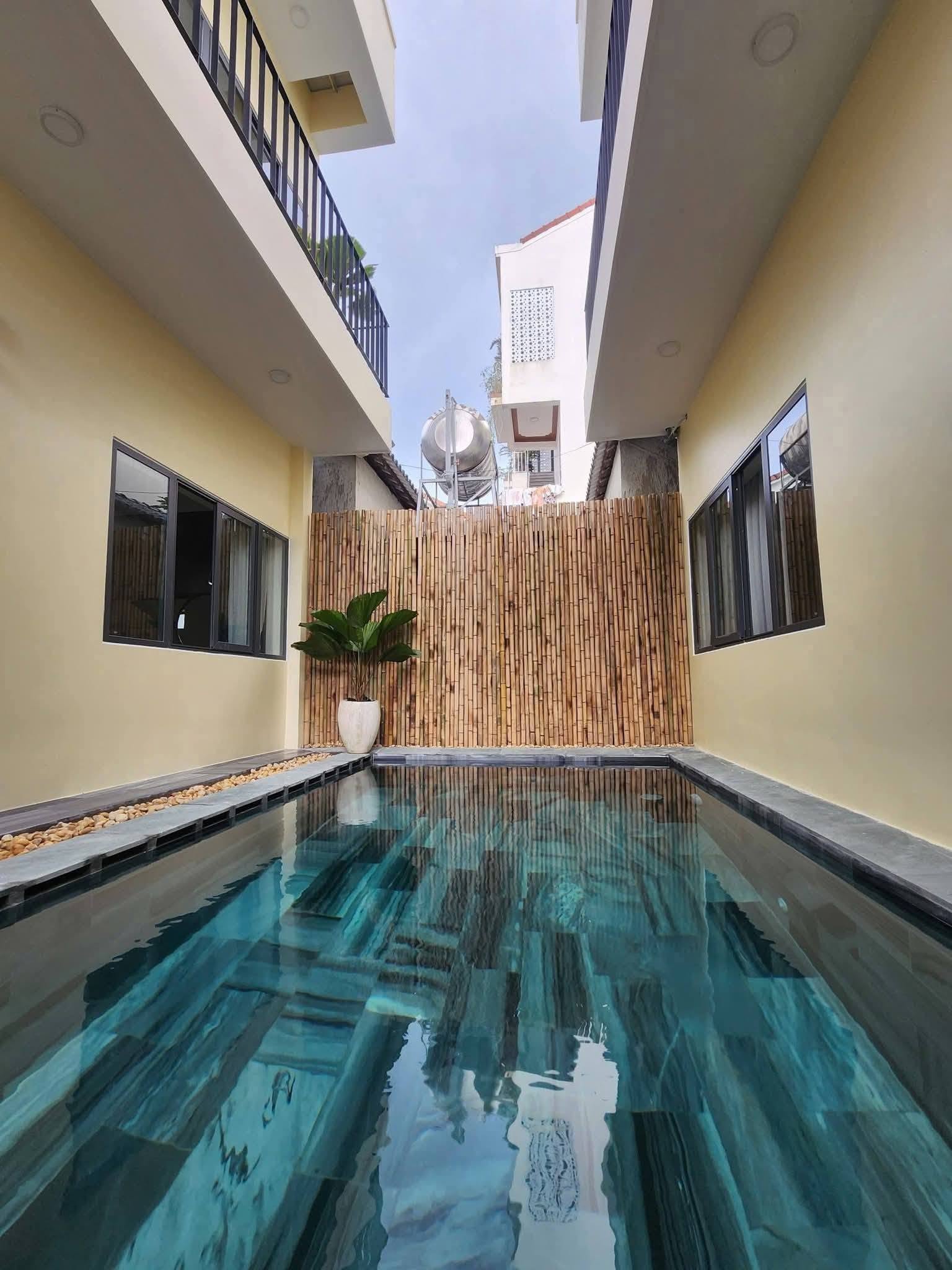 Fully furnished apartment with pool in Cam Thanh rice fields