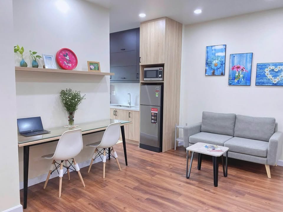 Peaceful fully furnished studio with private washer and dryer in central Thao Dien
