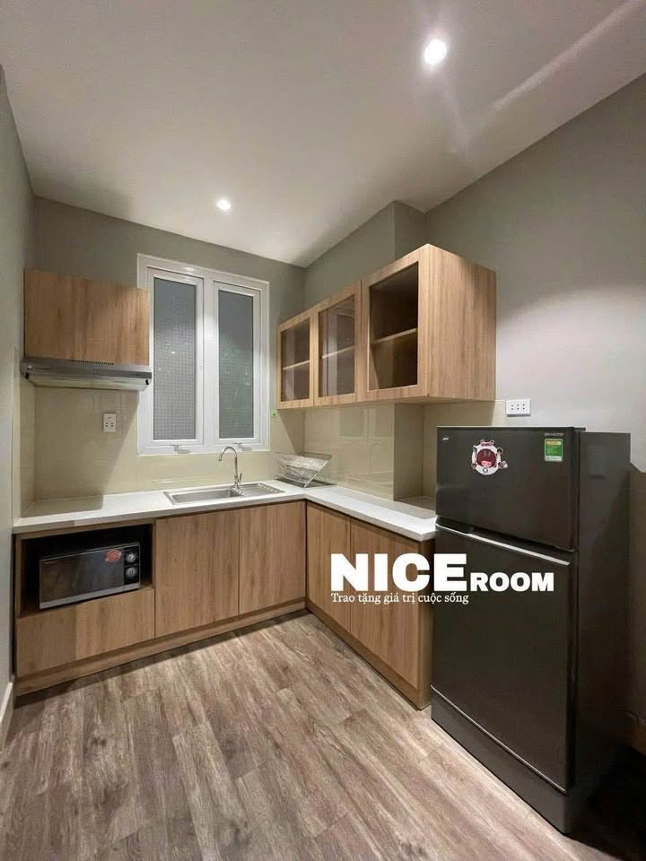 Premium fully furnished 1-bedroom apartment with weekly cleaning on Nguyen Huu Canh Street