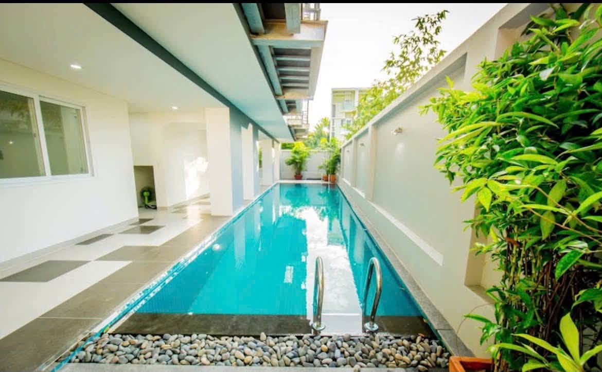 Fully furnished apartment with balcony, pool and complimentary housekeeping in Thao Dien