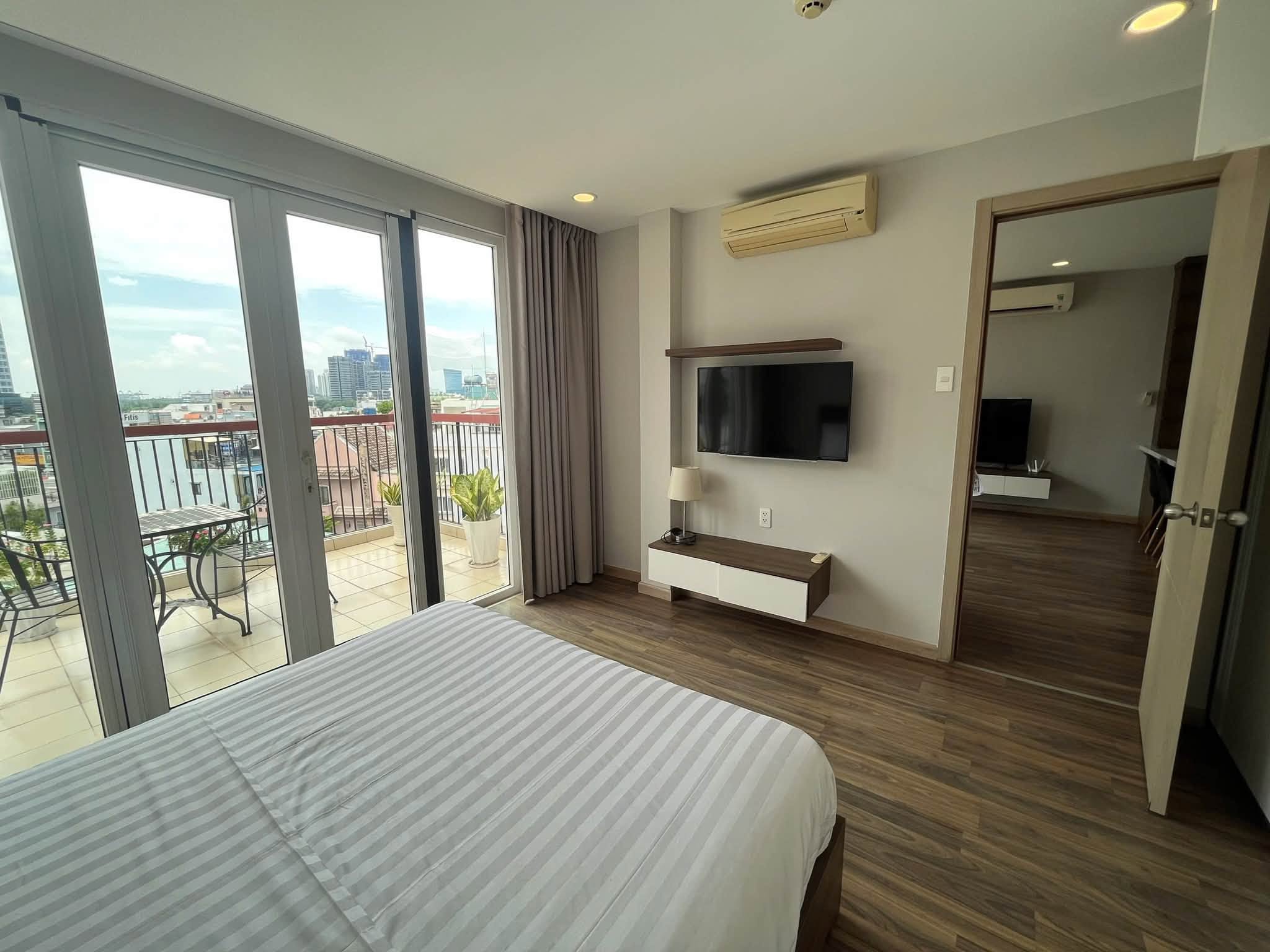 Spacious Fully Furnished 1-Bedroom Apartment with Two Balconies and Bathtub  Apartment name