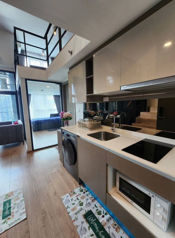 New Fully Furnished 2-Bedroom Duplex at Ideo Rama 9–Asoke