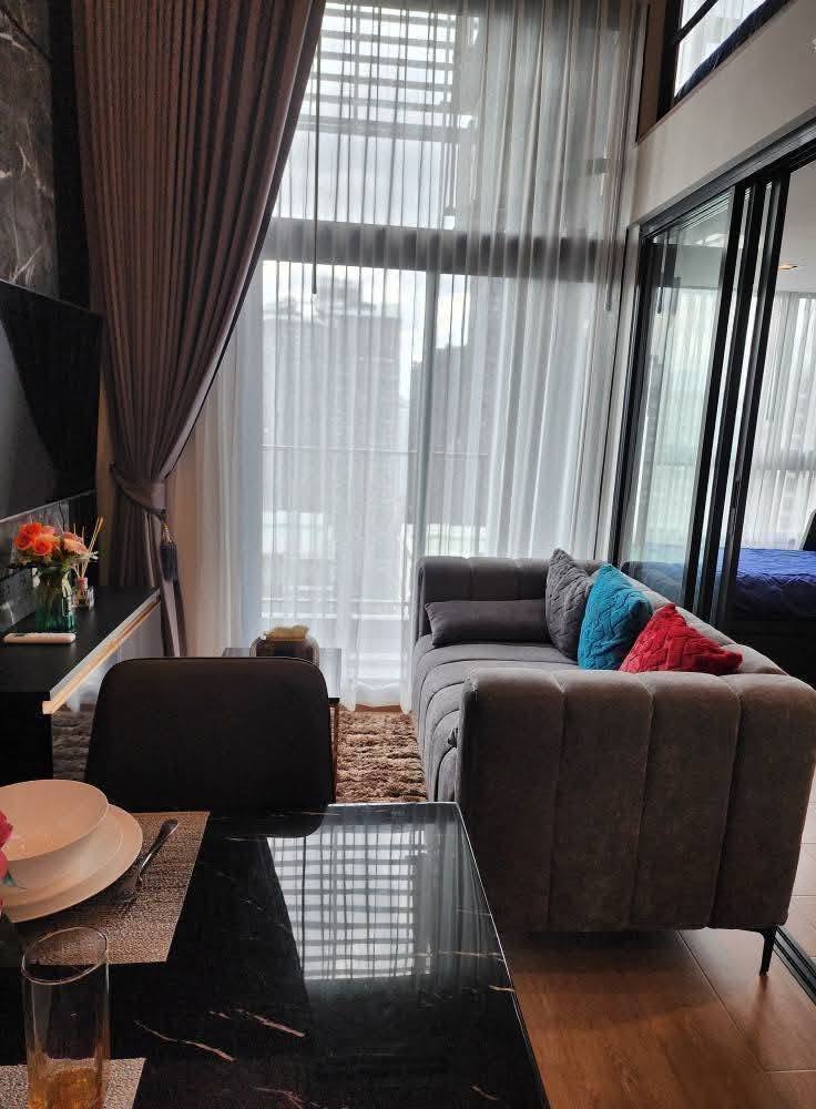 New Fully Furnished 2-Bedroom Duplex at Ideo Rama 9–Asoke