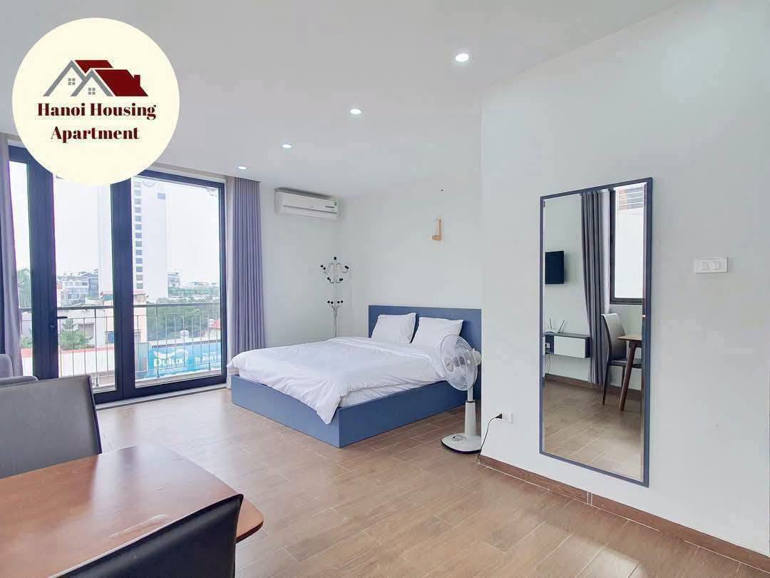 Modern Fully Furnished Studio with Private City-View Balcony in Tay Ho