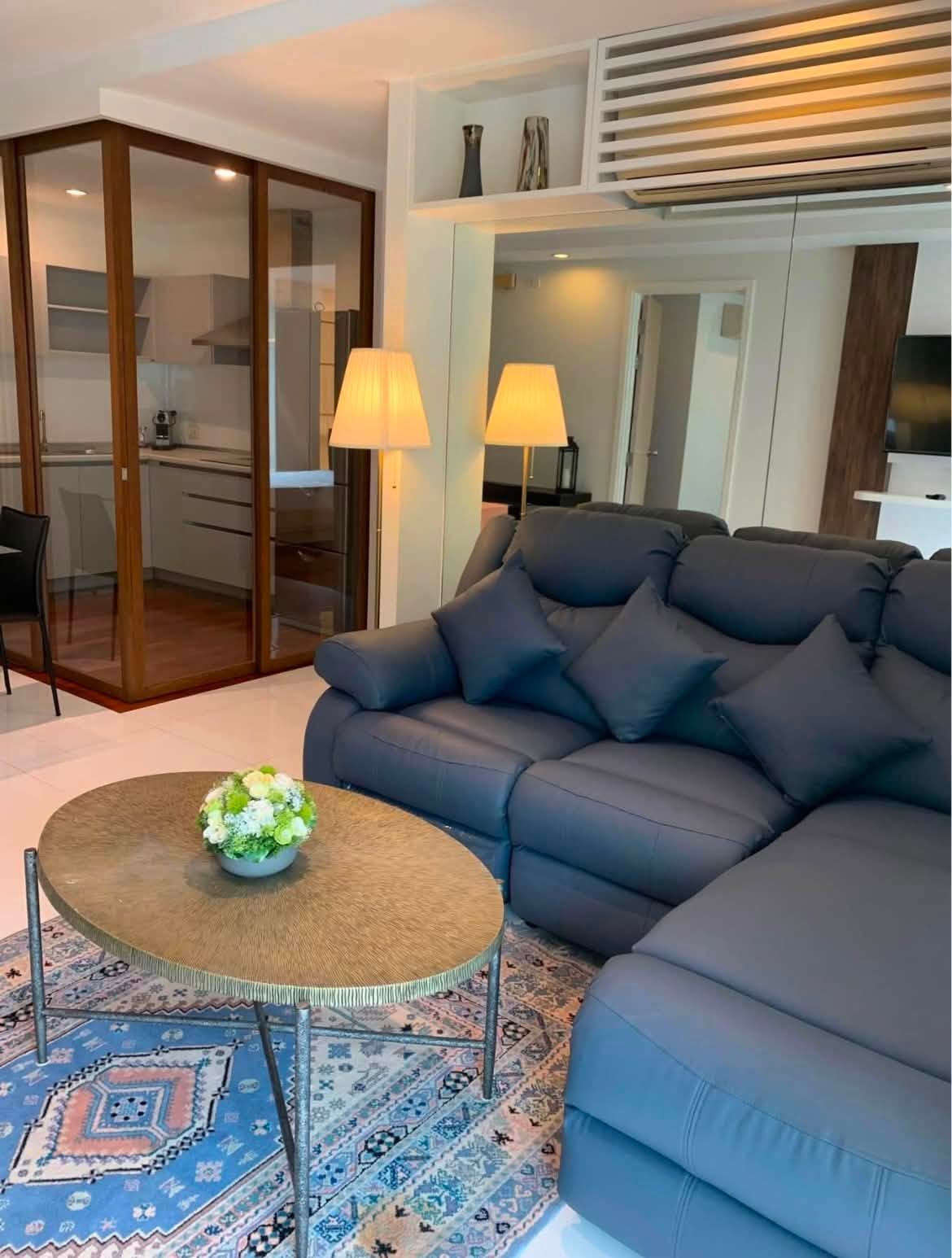 Fully Furnished 3-Bedroom Corner Unit with Garden View near BTS Nana