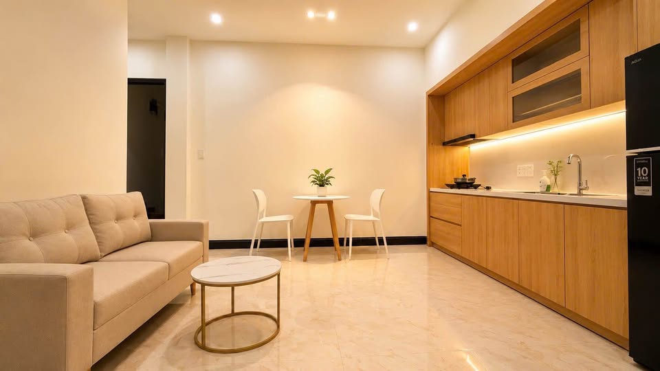 Modern Pet-Friendly 1-Bedroom Apartment on Phan Đăng Lưu Street