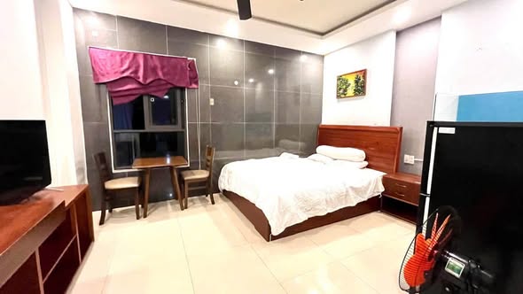 Studio Apartment P401 with Window near My Khe Beach on Nguyen Van Thoai
