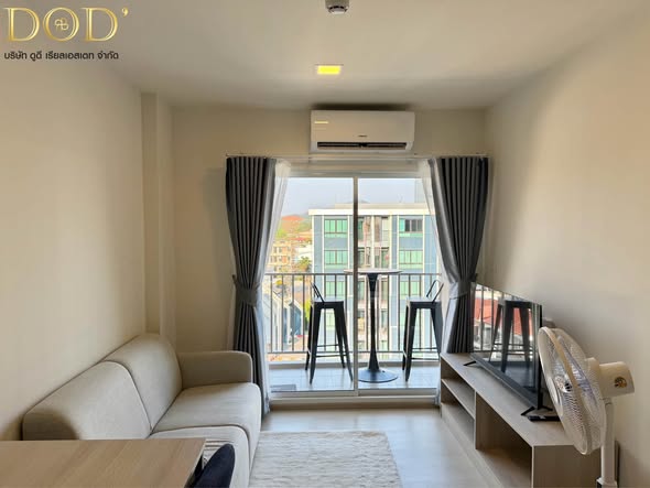 Fully Furnished Corner One-Bedroom Condo at Dcondo Sand Hat Yai