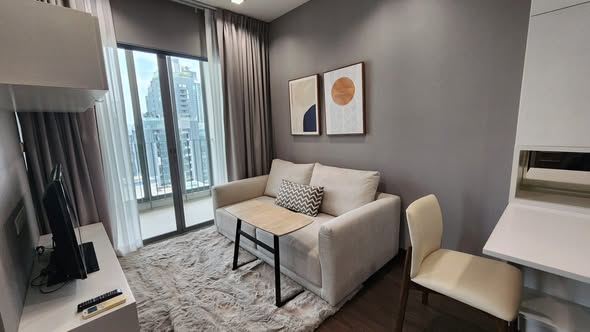 Newly Renovated One-Bedroom Plus Condo with High-Floor View at Ideo Q Phaya Thai