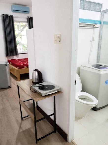 Fully Furnished Apartment with Private Kitchen and Washing Machine in Ward 2