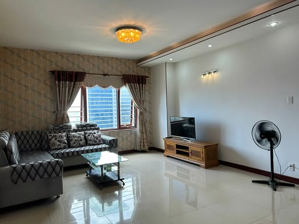 Fully Furnished Two-Bedroom Sea-View Apartment with Balcony at Son Thinh 2 Tower