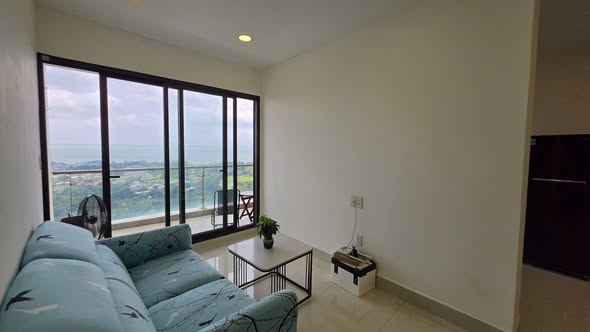 Partly Furnished Two-Bedroom Sea-View Apartment on the 20th Floor at Gateway