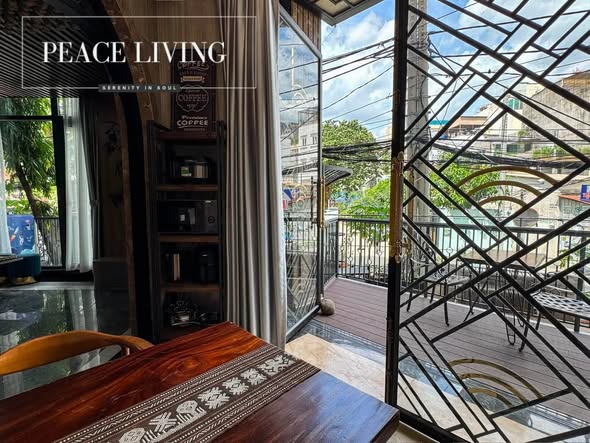 Premium Fully Furnished One-Bedroom Serviced Apartment with Two Balconies on Street 61