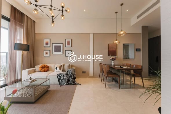 Luxury Fully Furnished Three-Bedroom Apartment on Nguyen Dinh Chieu Street