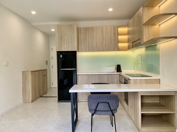 Fully Furnished Modern Studio with Rooftop Gym and BBQ in Thao Dien