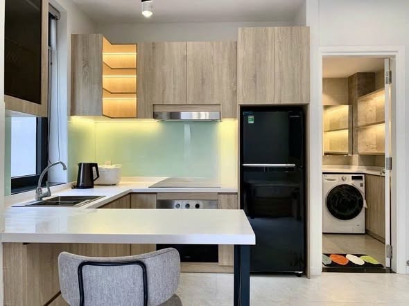 Fully Furnished Modern Studio with Rooftop Gym and BBQ in Thao Dien