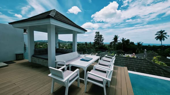 Three-Bedroom Sea-View Pool Villa at Chaweng Modern Hill