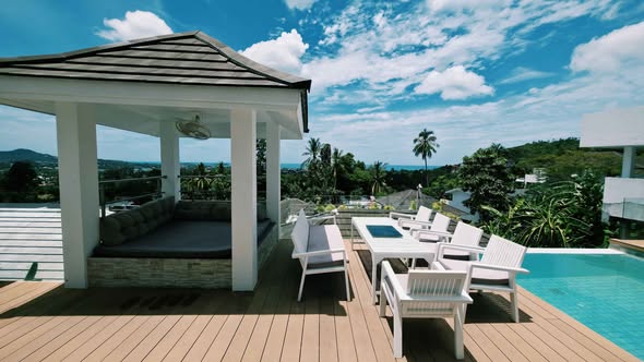 Three-Bedroom Sea-View Pool Villa at Chaweng Modern Hill