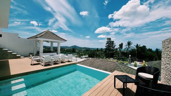 Three-Bedroom Sea-View Pool Villa at Chaweng Modern Hill