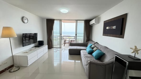 Spacious Two-Bedroom Corner Unit with Large Balconies at Rama Harbour View