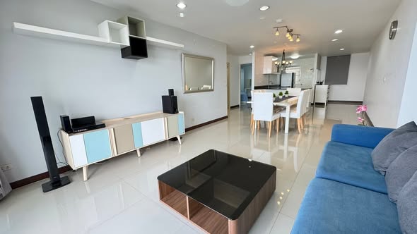 Fully Furnished Two-Bedroom Corner Unit at Rama Harbour View Condo