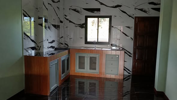 Detached Three-Bedroom House with Garden in Map Kha