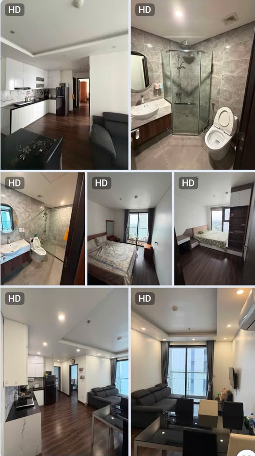 Fully Furnished Two-Bedroom Apartment with Vincom View at Hoang Huy Grand