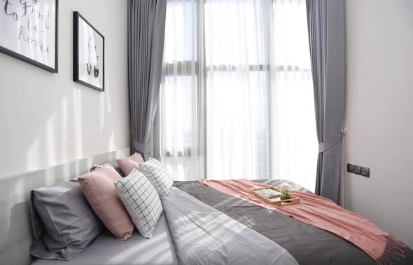 High-Floor 1-Bedroom Condo at The Line Sukhumvit 101 near BTS Punnawithi