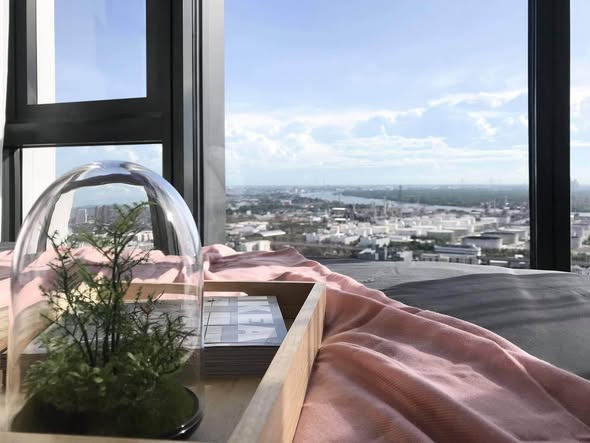 High-Floor 1-Bedroom Condo at The Line Sukhumvit 101 near BTS Punnawithi