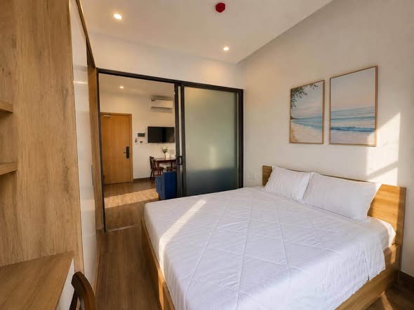 7th-Floor Apartment with Large River View Balcony in My An 19